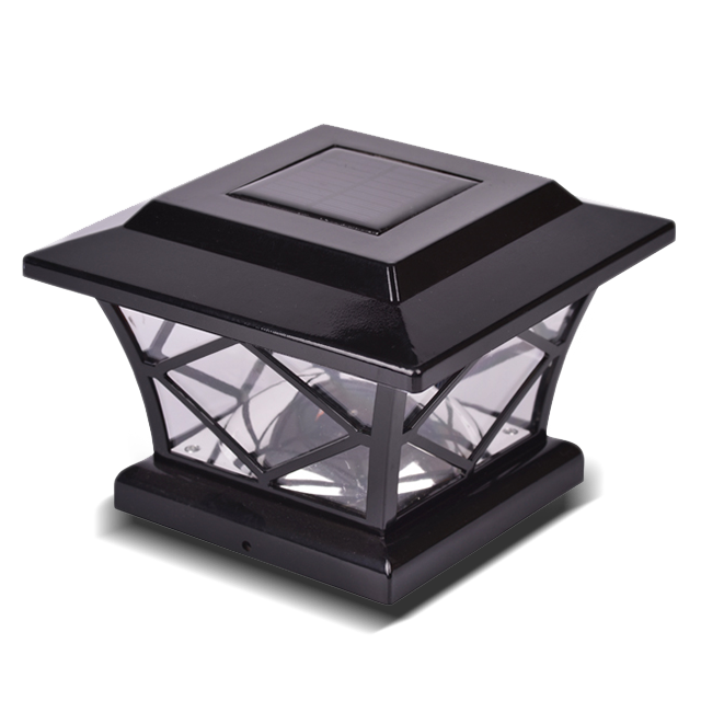 2211-F10 BL Vanjska LED svjetiljka na stupu s crnim dijamantnim uzorkom na solarno napajanje 2211-F10 BL Vanjska LED svjetiljka na stupu s crnim dijamantnim uzorkom na solarno napajanje