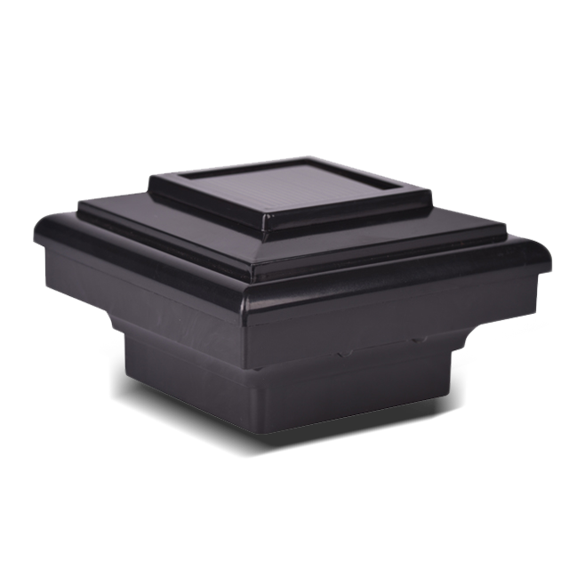 2211-F7 BL Crna ukrasna solarna četvrtasta svjetiljka na stupu 2211-F7 BL Crna ukrasna solarna četvrtasta svjetiljka na stupu