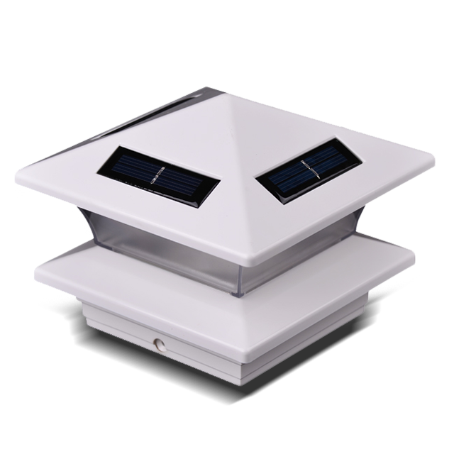 2211-NF24 WH Bijela vanjska svjetiljka za ogradu s kapom za stupove, vrtna svjetla 2211-NF24 WH Bijela vanjska svjetiljka za ogradu s kapom za stupove, vrtna svjetla