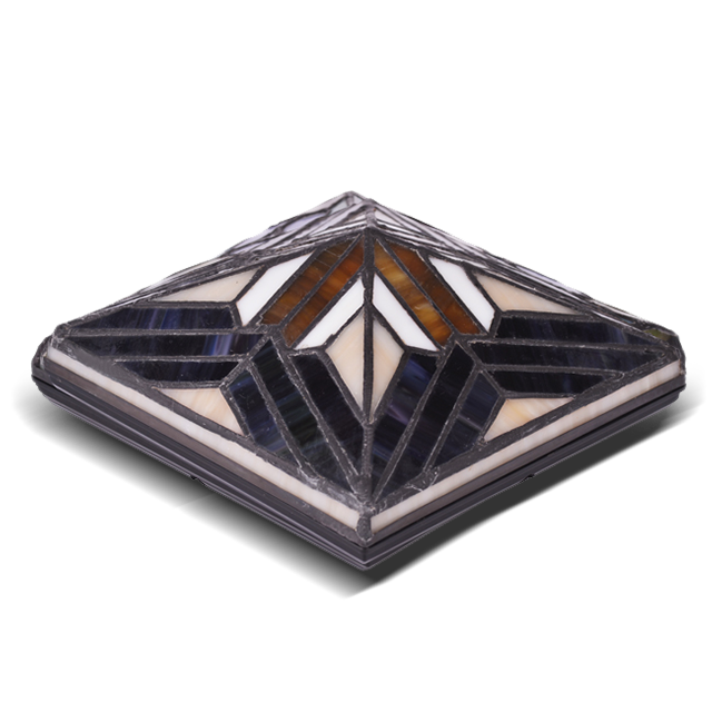 2211-TC3 Tiffany spojna korisna staklena kapica za stup 2211-TC3 Tiffany spojna korisna staklena kapica za stup